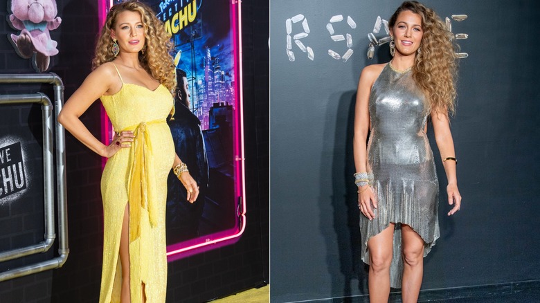 Blake Lively with curly hair