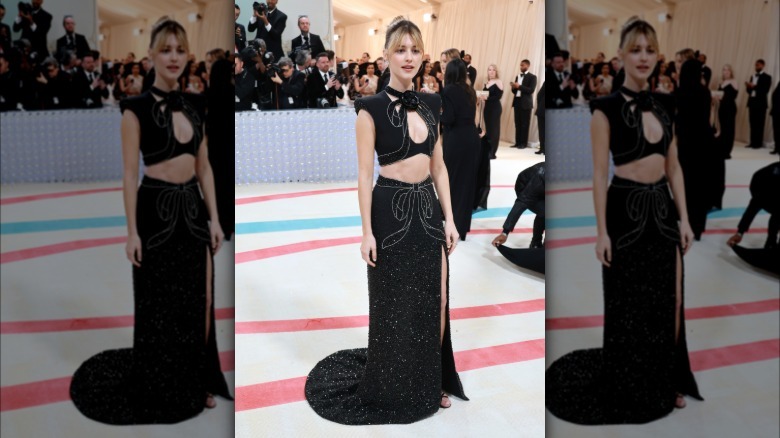 Daisy Edgar-Jones wearing edgy fashion