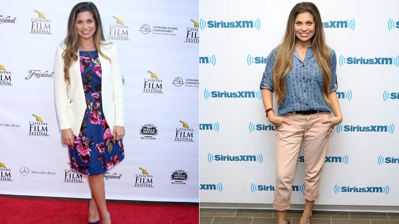 Danielle Fishel at red carpet events in the mid 2010s.