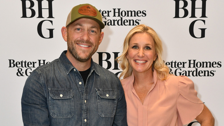 Jenny and Dave Marrs posing at an event