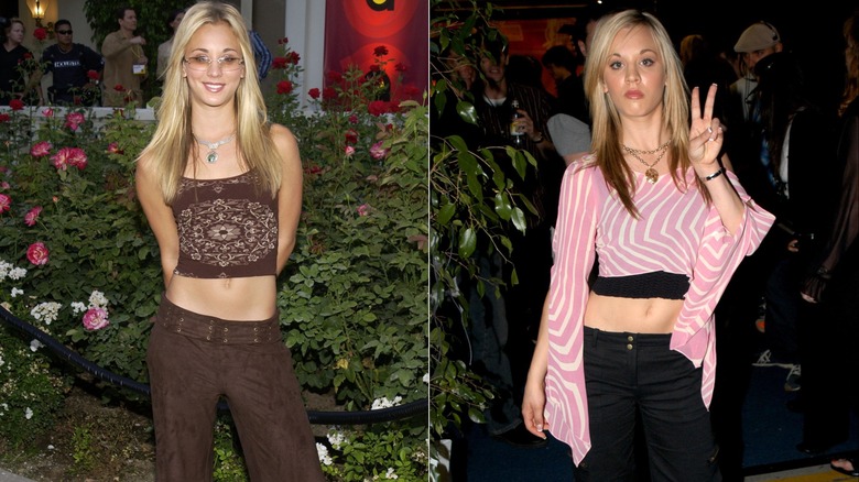 Kaley Cuoco in Y2K fashion