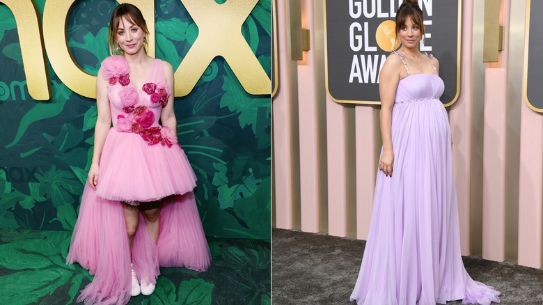 Kaley Cuoco in pastels