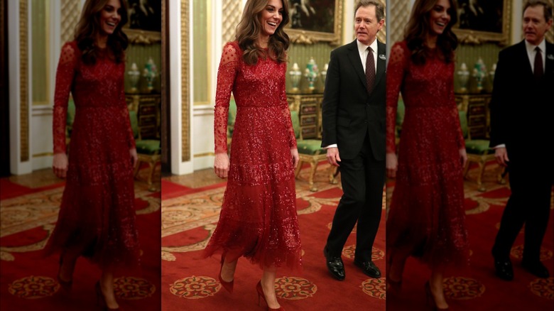 Princess Catherine's red dress