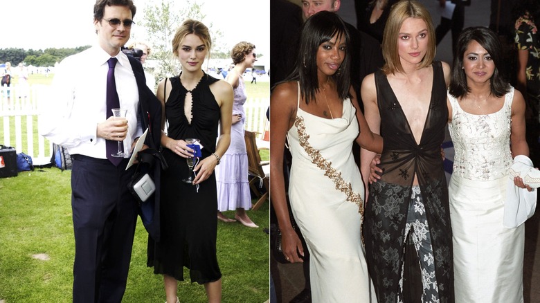 Keira Knightley at industry events in 2002.