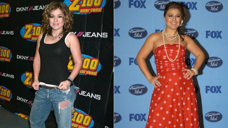 Kelly Clarkson in y2k fashion