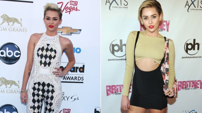 Miley Cyrus with short hair