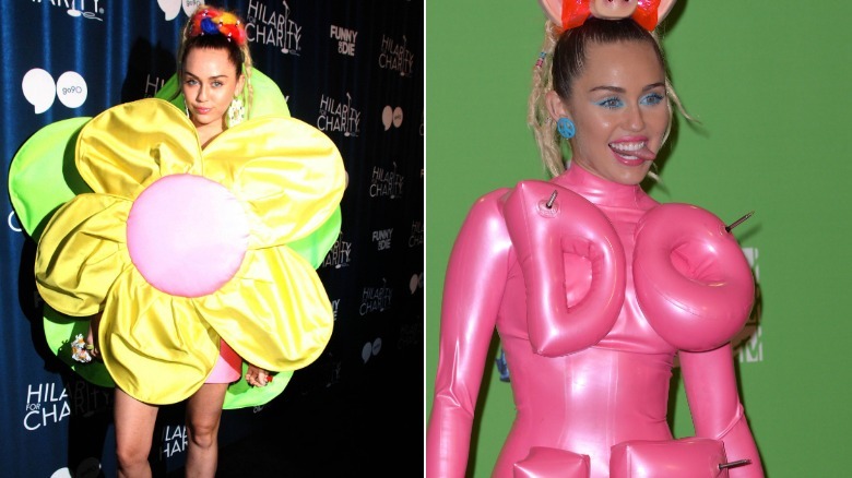 Miley Cyrus crazy outfits