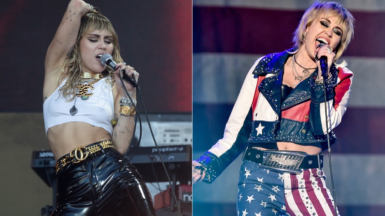 Miley Cyrus rock punk style