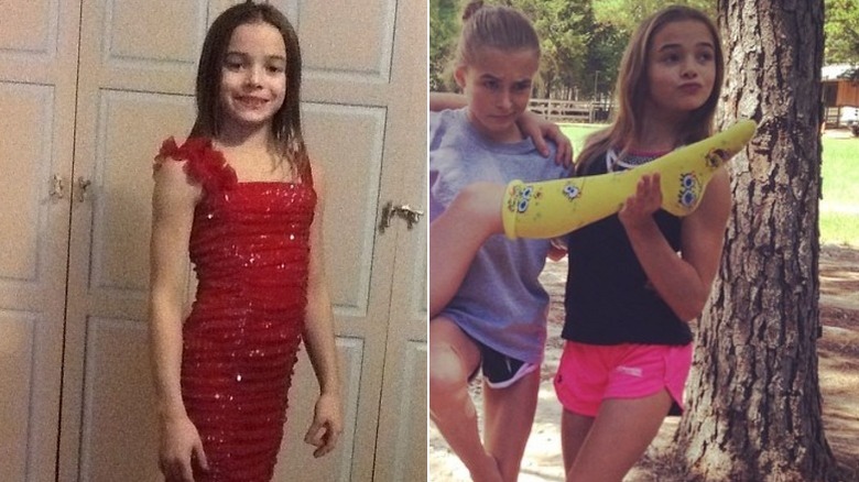 Pictures of a young Olivia Dunne