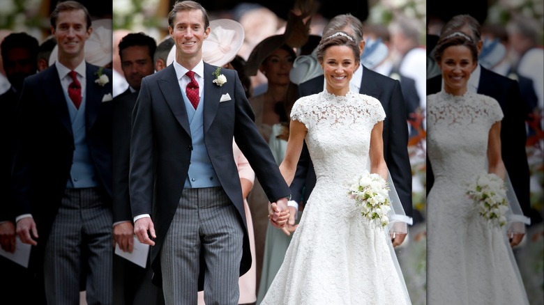 Pippa Middleton at her wedding