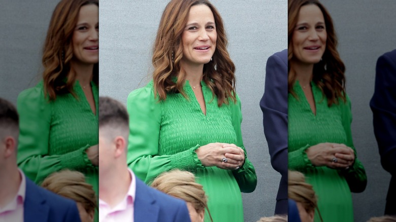 Pippa Middleton in green