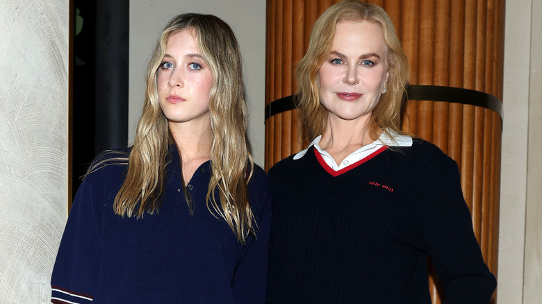 Sunday Rose Kidman-Urban poses with her mom, actor Nicole Kidman