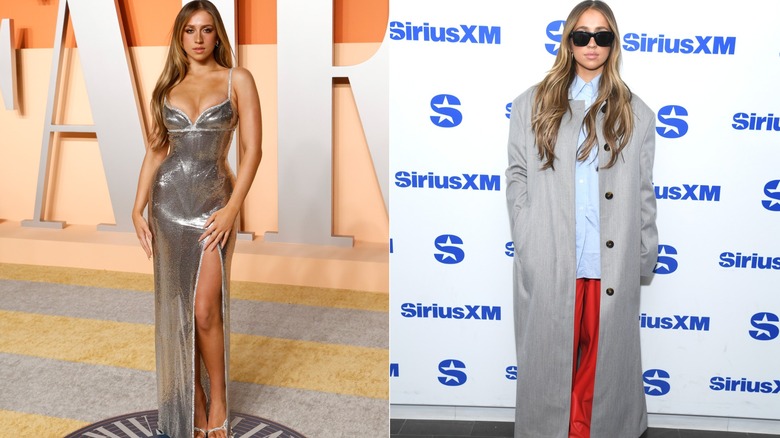 Tate McRae on red carpet events in 2025.