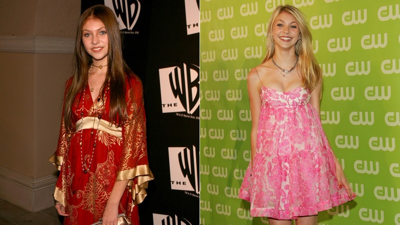 Taylor Momsen with brunette/blond hair