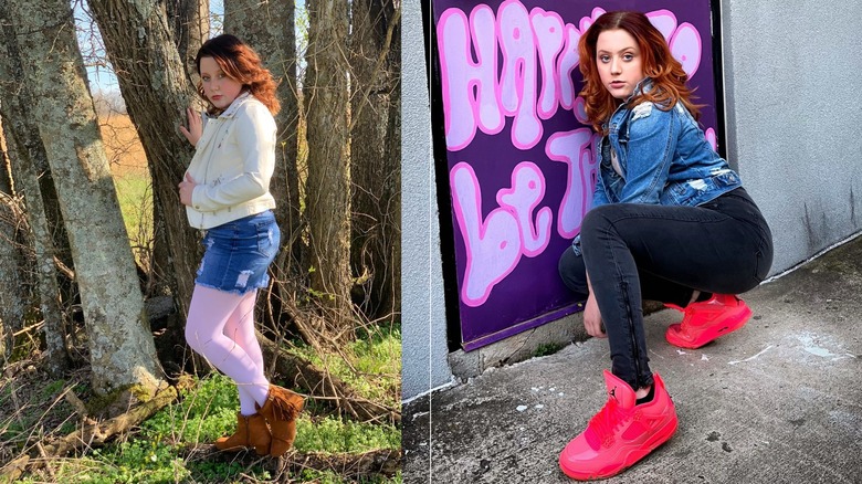 Bailee Ann posing red hair