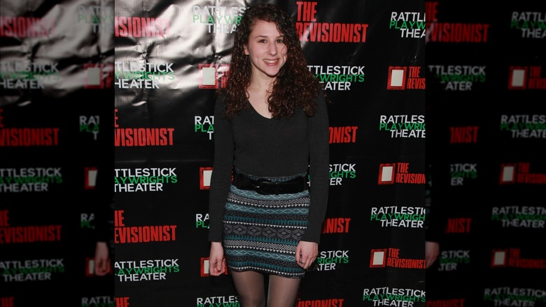 Hallie Eisenberg attends a theater opening in 2013