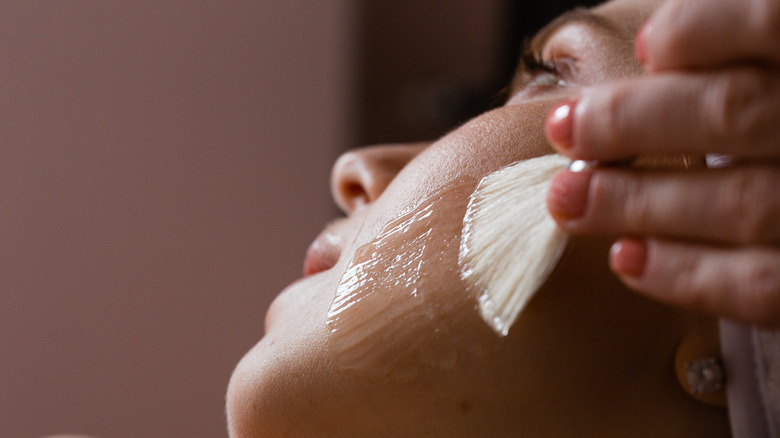 Chemical facial peel