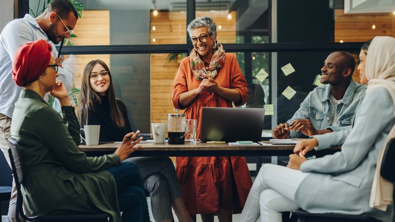 workplace team meeting