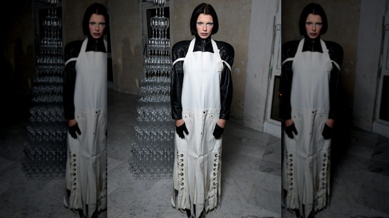 Julia Fox at Paris Couture Fashion Week