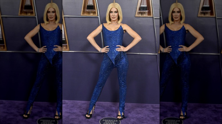 Heidi Montag arrives at the American Music Awards