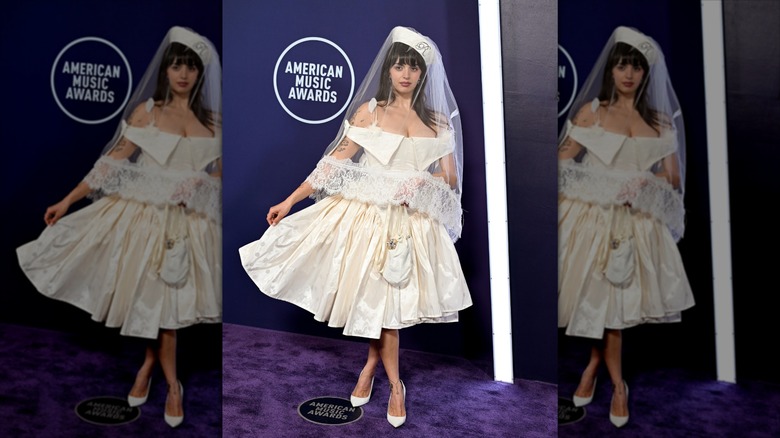 Rebecca Black poses at the American Music Awards