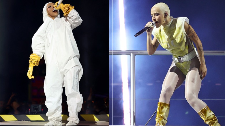 Doja Cat performing at Coachella