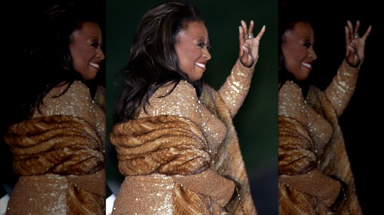 Star Jones at the Trump's wedding