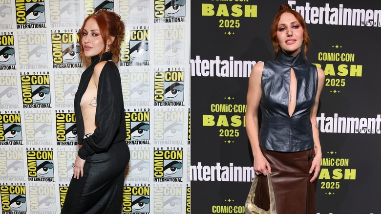 Jamaica Vaughan smiles for photos at San Diego Comic-Con 2025