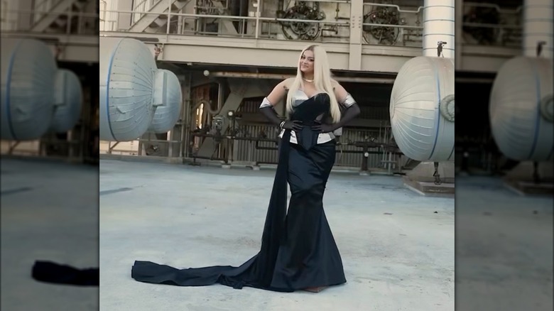 Bebe Rexha's outfit for the 2023 Billboard Music Awards
