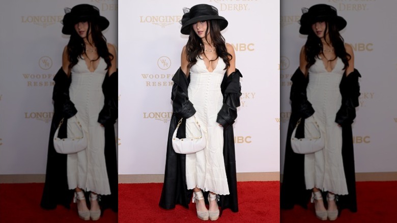 Lauren Gibson arrives at the Kentucky Derby
