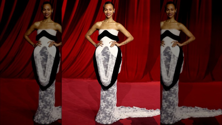 Zoe Saldana on red carpet