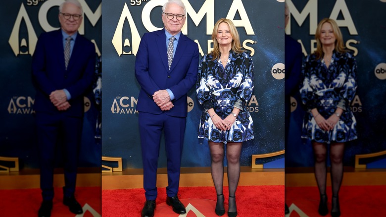 Steve Martin and Alison Brown at the 2025 CMAs