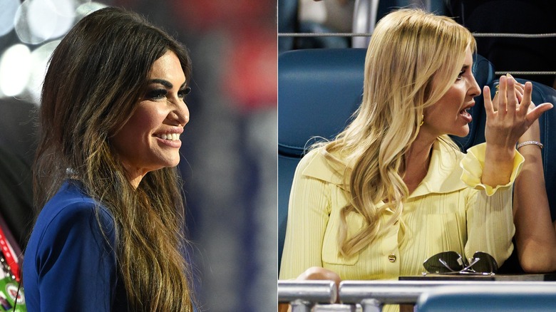 Ivanka Trump and Kimberly Guilfoyle with voluminous hair