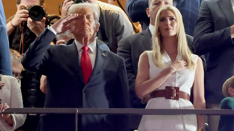 Ivanka Trump at the 2025 Super Bowl.