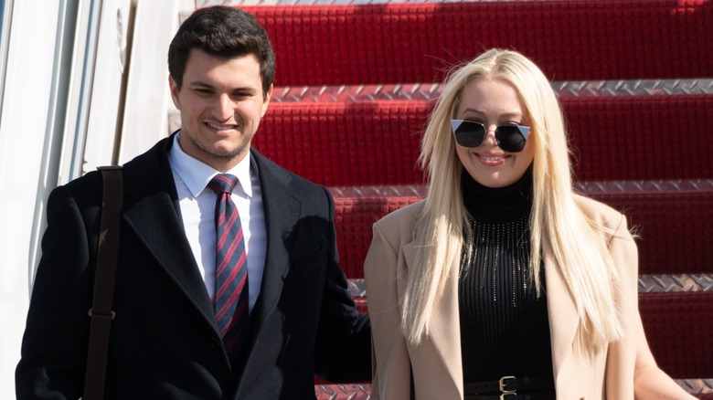Tiffany Trump with straight hair.