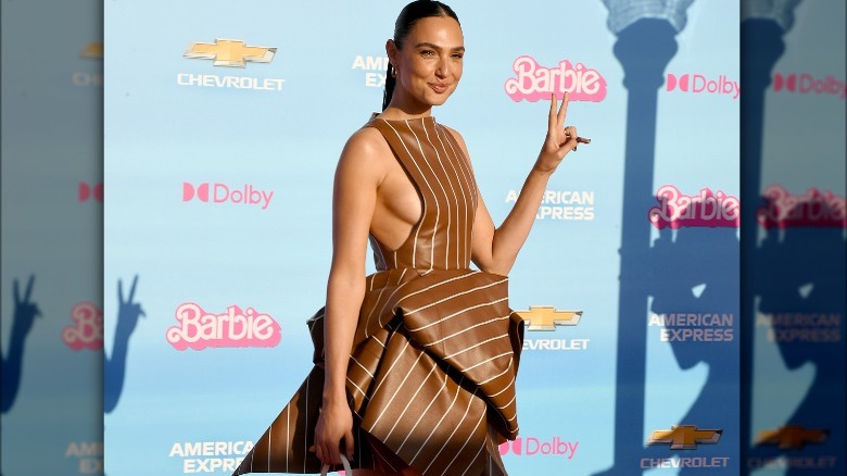 Gal Gadot at the Barbie premiere