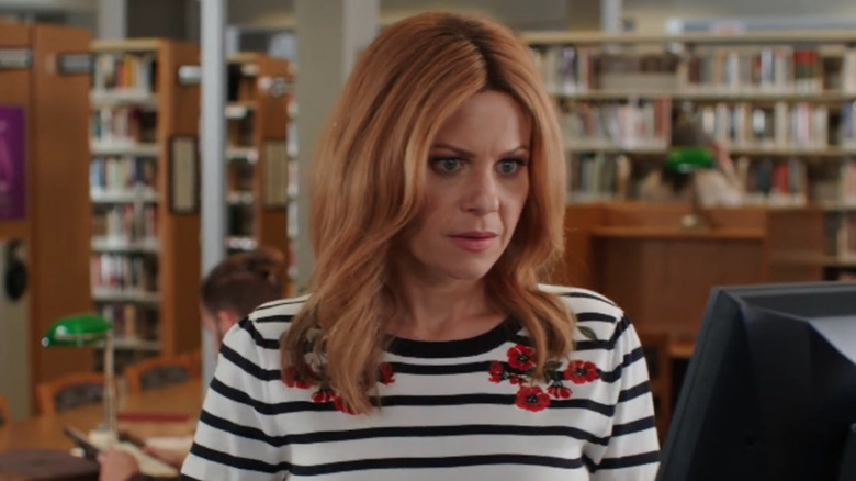 Candace Cameron Bure with auburn hair