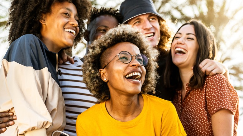 A Gemini socializing with friends