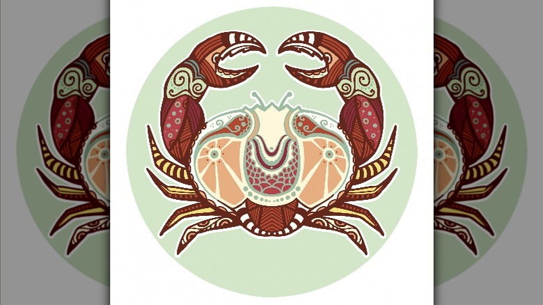 Crab symbol for Cancer