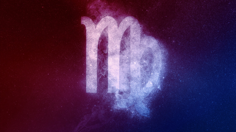 Virgo symbol in cosmos