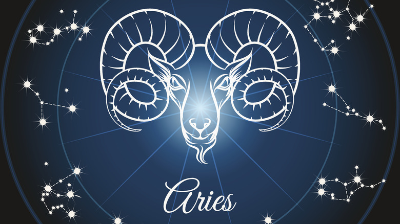 Aries ram illustration 
