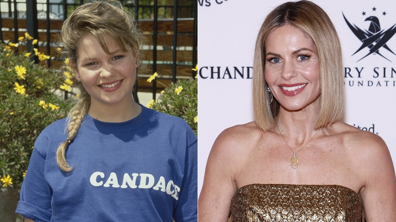 Candace Cameron Bure in 1989 and 2025