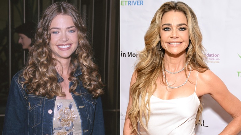 Denise Richards in 1999 and 2025