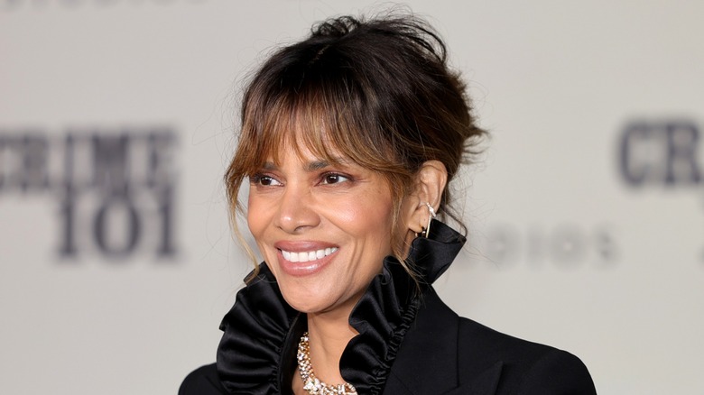 Halle Berry at the world premiere of "Crime 101" in Los Angeles in February 2026