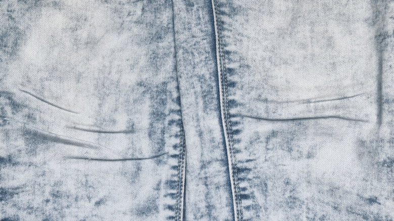 Acid wash denim