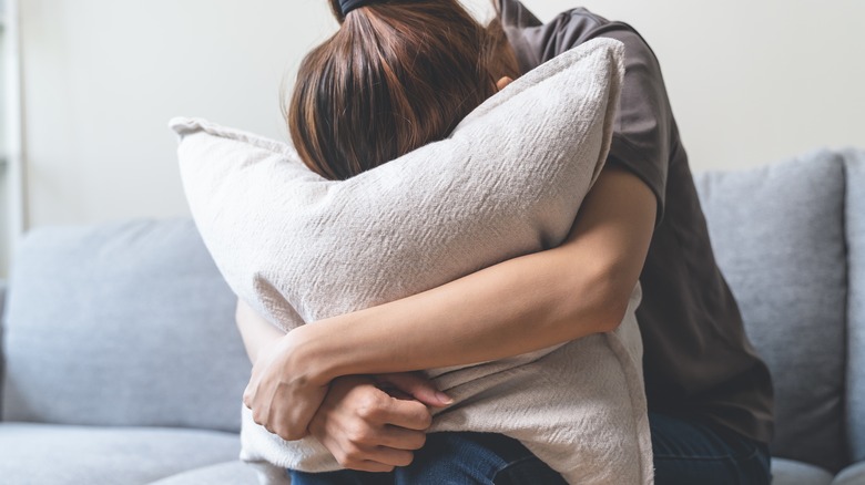 Woman experiencing anxiety