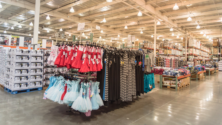 Costco clothing section