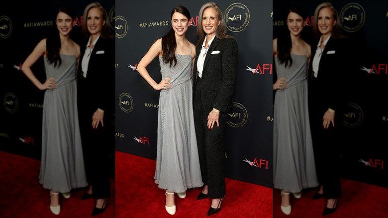 Andie MacDowell and daughter Margaret Qualley in 2022