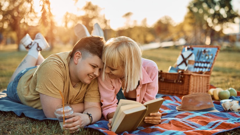 couple having a picnic