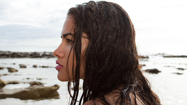 woman with sandy hair